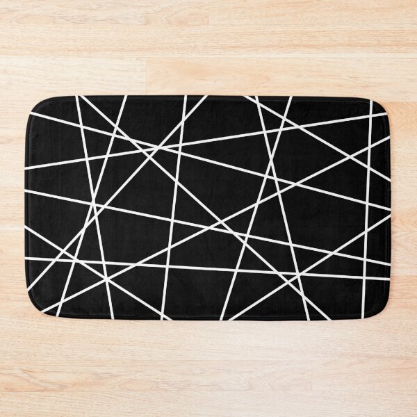 Item preview, Geometric Lines (white/black) designed and sold by Design Minds Boutique.