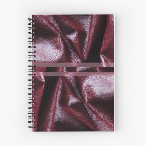Item preview, Red Burgundy Maroon Folded Leather Texture Patterns Print designed and sold by NoGrayDays1.