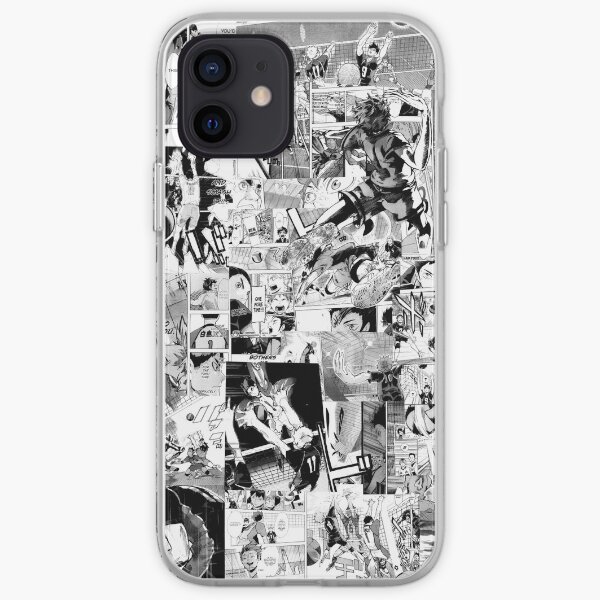 Haikyuu! Collage de manga Coque souple iPhone