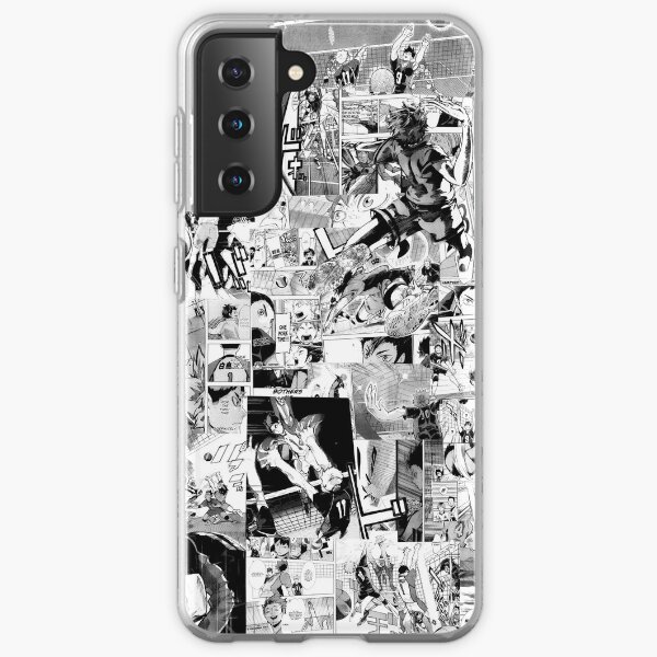Haikyuu! Collage de manga Coque souple Samsung Galaxy