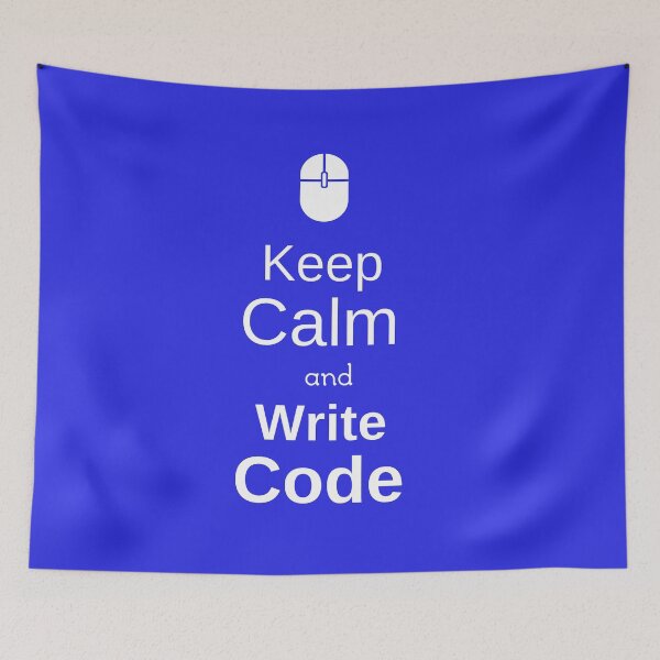Item preview, Keep Calm and Write Code - Best Funny Programmer Gift designed and sold by sviatos.