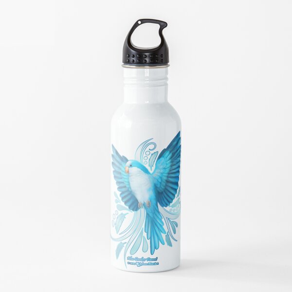 Blue Quaker Parrot Water Bottle