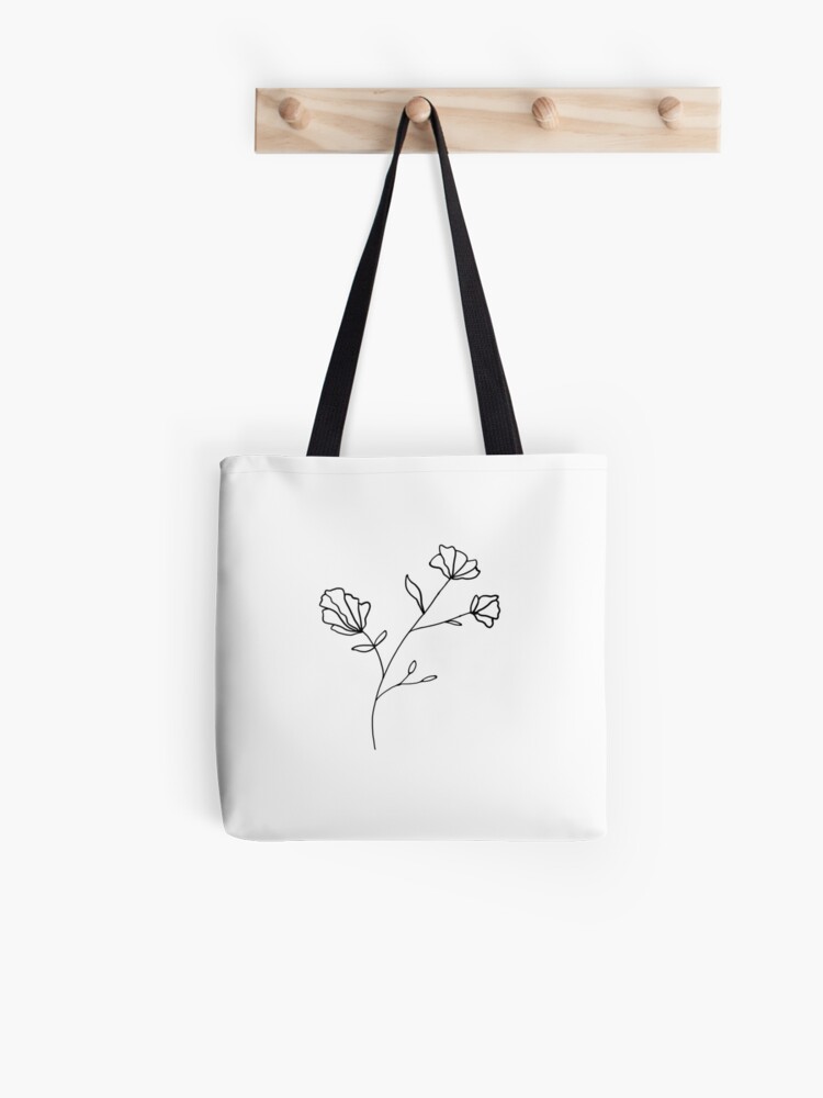 Personalised Wildflower Tote Bag | Lisa Angel