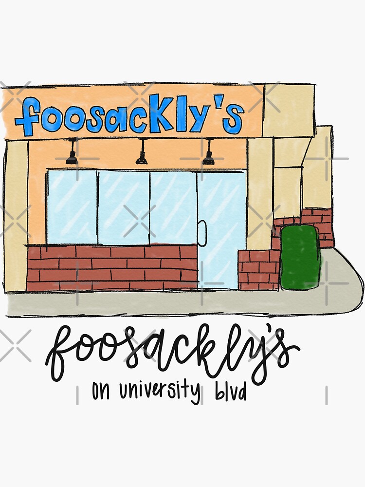 usa-foosackly-s-on-university-blvd-sticker-for-sale-by-gbreshears-redbubble