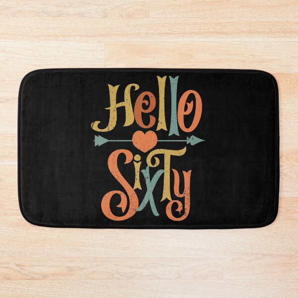 Item preview, Vintage Hello Sixty 60th Birthday Gift   designed and sold by 2blackcherries.