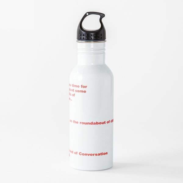 Grand Tour Conversation Street Botella de agua