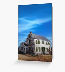 Abandoned house Greeting Card