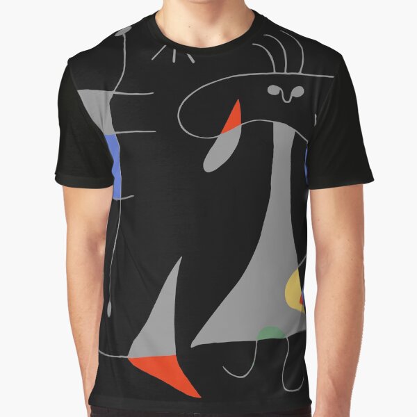Joan Miro The Sun (El Sol) 1949 Painting Artwork For Prints Posters Tshirts Bags Women Men Kids Graphic T-Shirt