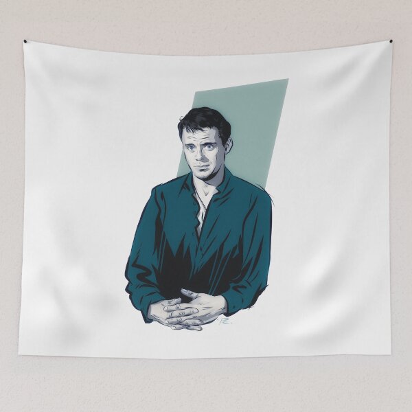 Item preview, Dirk Bogarde - An illustration by Paul Cemmick designed and sold by TIGERDAVER.