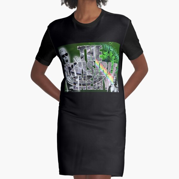 The Invisible Enemy Graphic T-Shirt Dress