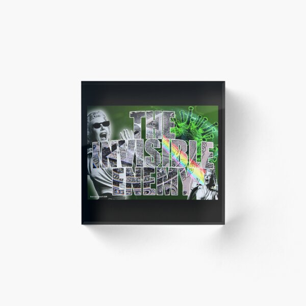 The Invisible Enemy Acrylic Block