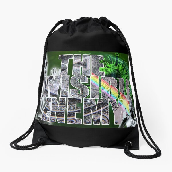 The Invisible Enemy Drawstring Bag