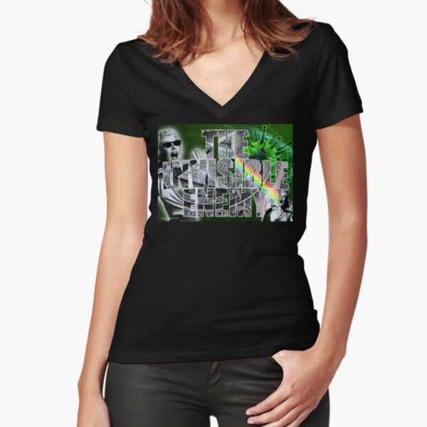 The Invisible Enemy Fitted V-Neck T-Shirt