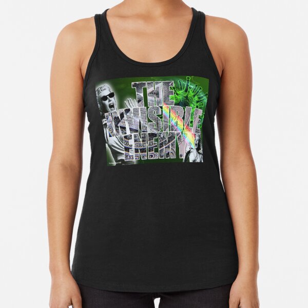 The Invisible Enemy Racerback Tank Top