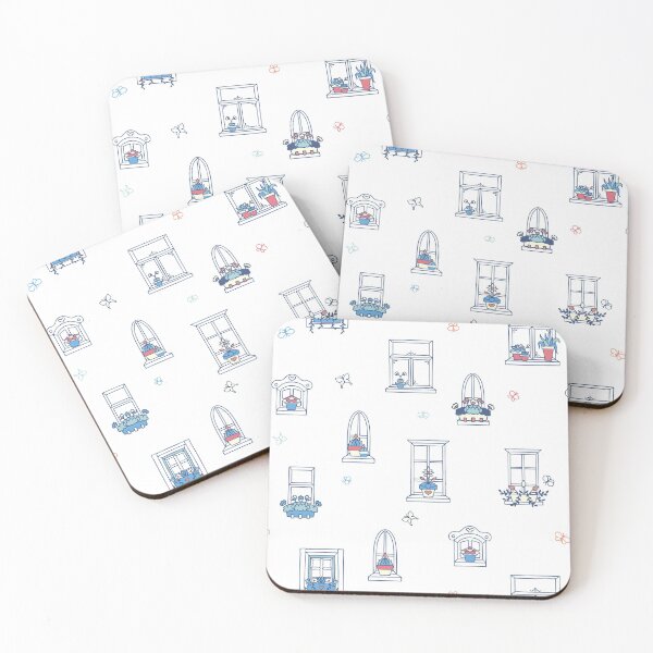 Item preview,  Cute Hand Drawn Window with Florals designed and sold by AgaRyc.