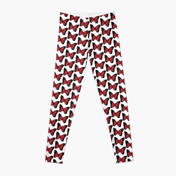 Lila Monarchfalter Leggings Von Courtneygraben Redbubble