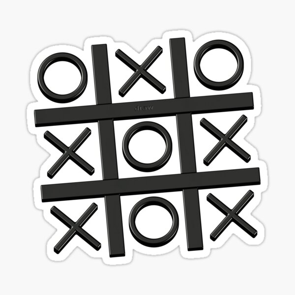 XO or tic tac toe game. Business competition, challenge, strategy