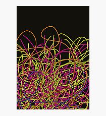 Colorful tangled wires Photographic Print