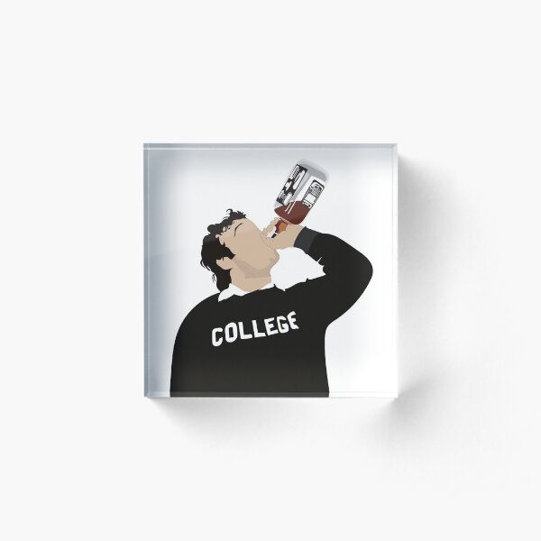 John Belushi College Acrylic Block