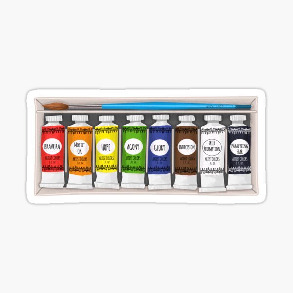Existential Paint Set Sticker