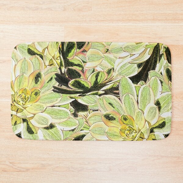 Item preview, Yellow Desert Echeveria Pattern designed and sold by oursunnycdays.