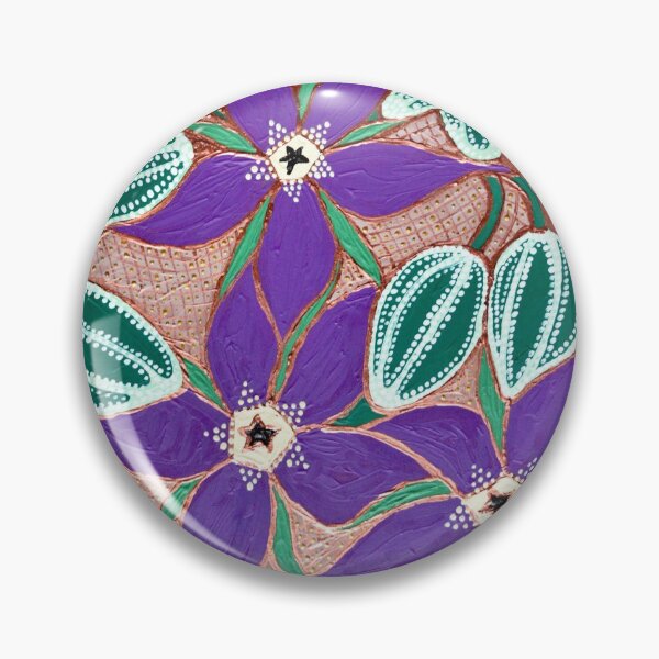 Item preview, amethyst borage designed and sold by Paulina Dabrowska-Dorozynska.