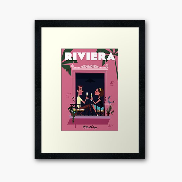 Item preview, Riviera poster designed and sold by GAGodel.
