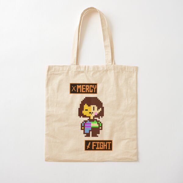 You Re Filled With Determination Tote Bag By Keepo Redbubble - frisk in a bag transparent roblox