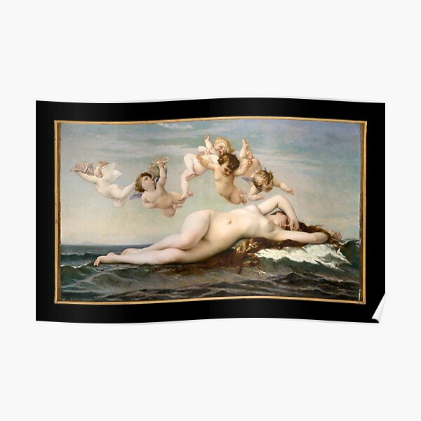 The Birth of Venus 1875 Poster