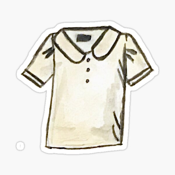 Item preview, Ivory Blouse Sticker designed and sold by commonpainter.