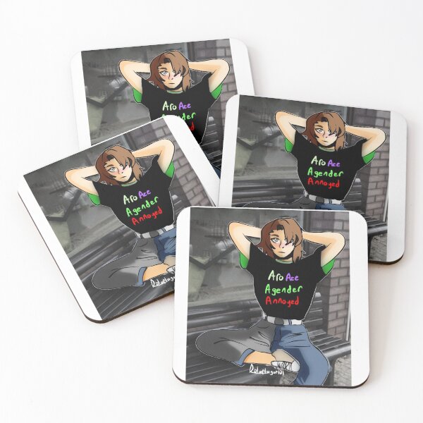 Item preview, Aroace agender annoyed designed and sold by Rolaplayor101.