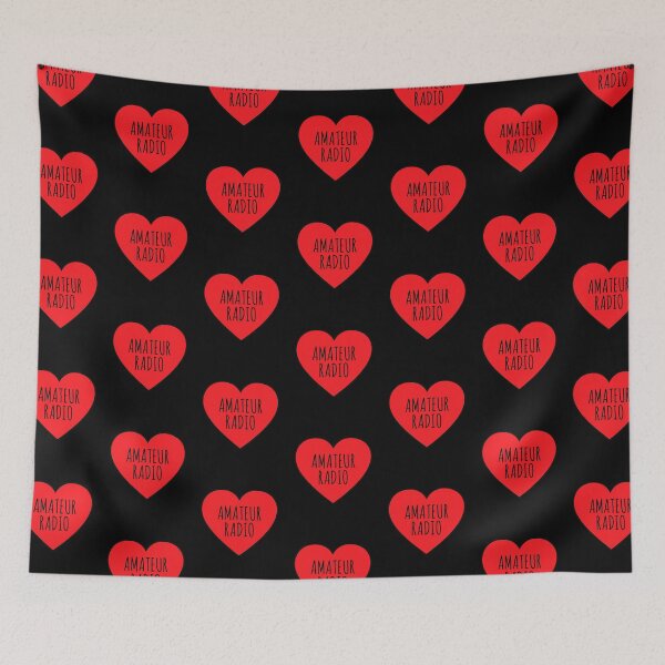 Item preview, I Love Amateur Radio Heart designed and sold by Vanover Designs.