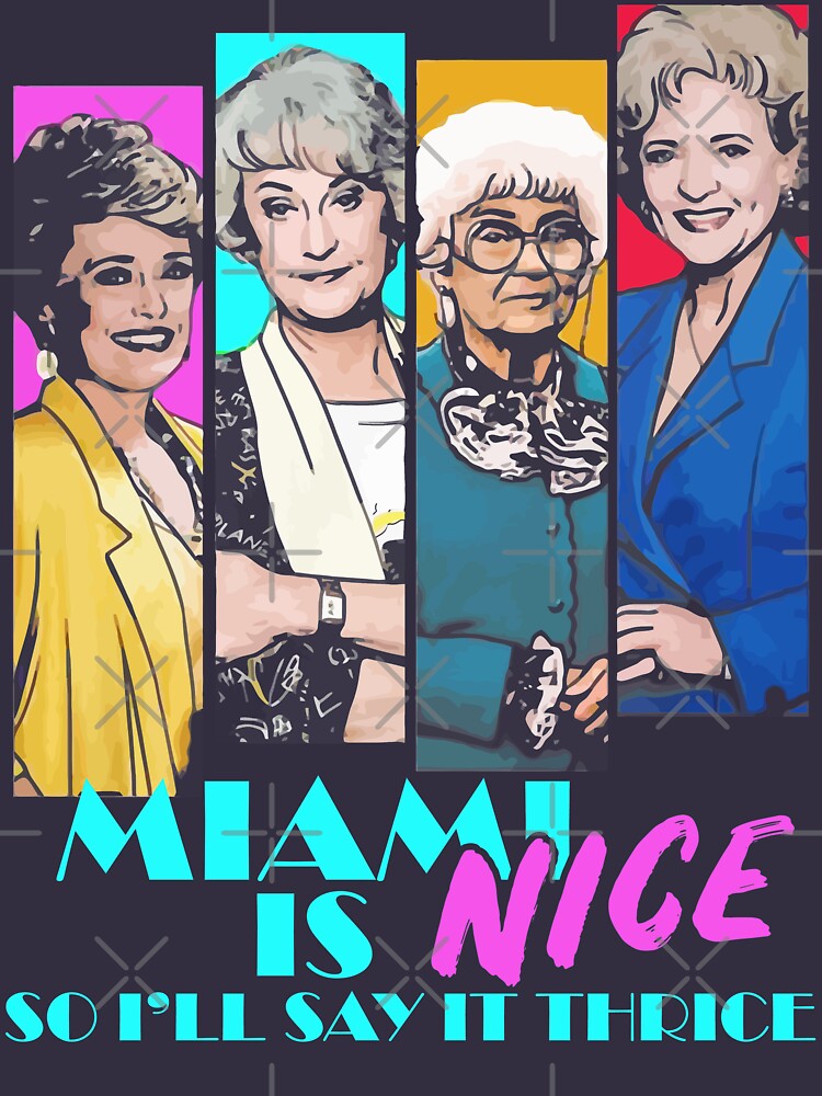 Disover The Golden Girls Friends Miami is Nice Tank Top