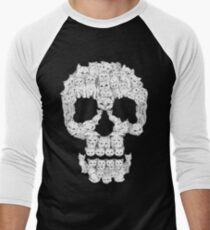 Skulls are for Pussies Men's Baseball ¾ T-Shirt