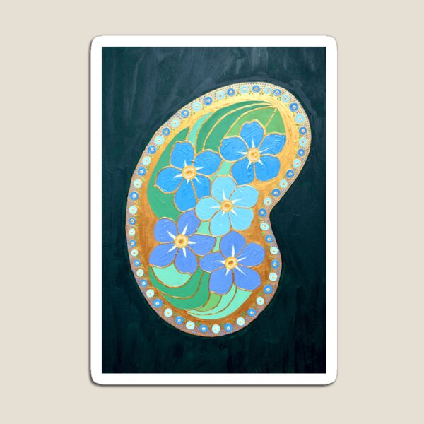Item preview, Chrysoprase Forget-me-nots designed and sold by Paulina Dabrowska-Dorozynska.