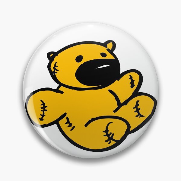 Item preview, Echte-Lernuhren.de | EasyRead children's clock children's room clock 24 hours format © hatgirlDESIGN (3,6,9,12 highlighted) school supplies classroom teddy bear bear cuddly bear designed and sold by hatgirldesign.