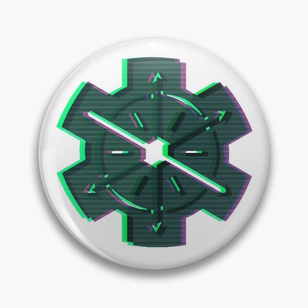 Vaporwave Time Gear Pin By Mlgdoge4 Redbubble