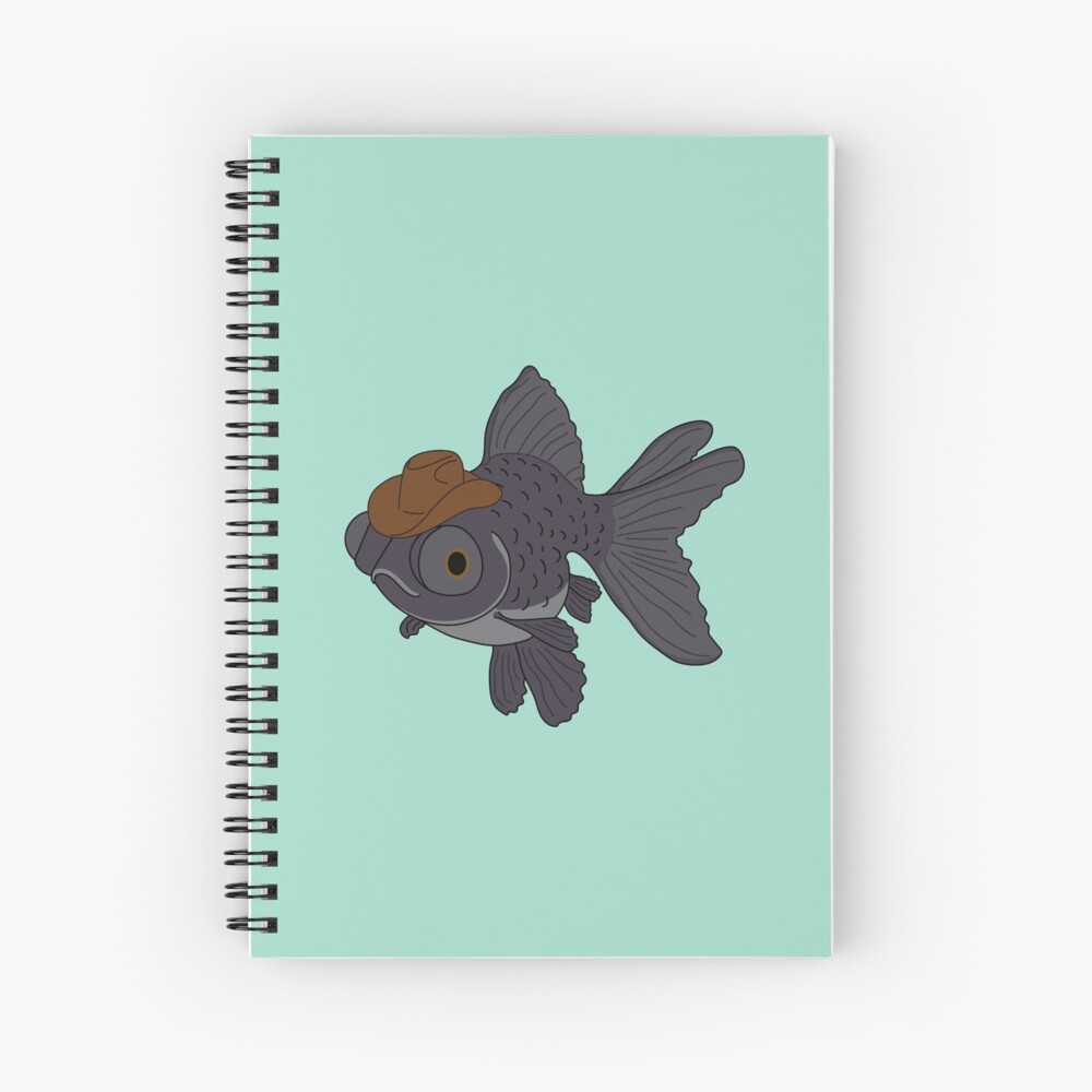 Big Iron Cowboy Fish Spiral Notebook for Sale by mcm653