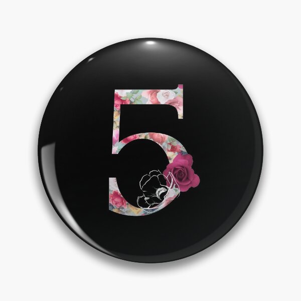 Item preview, Flower Number Five Spring Flower Bloom 5 designed and sold by Space-Bug.