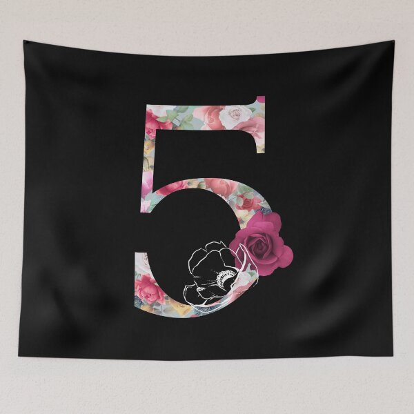 Item preview, Flower Number Five Spring Flower Bloom 5 designed and sold by Space-Bug.