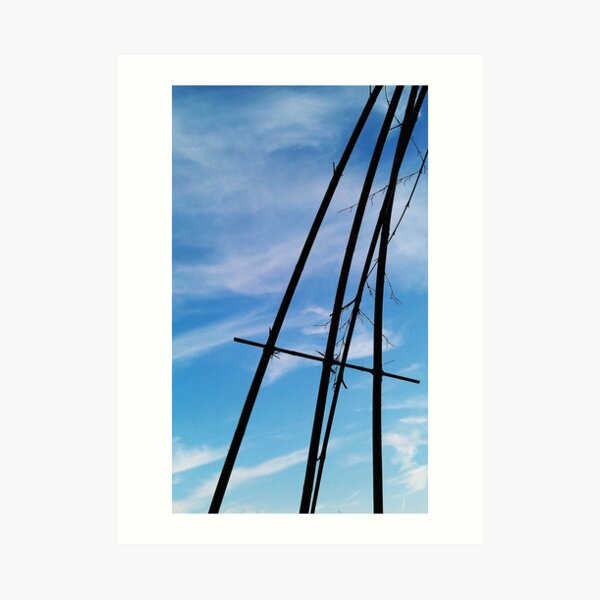 To the sky Art Print