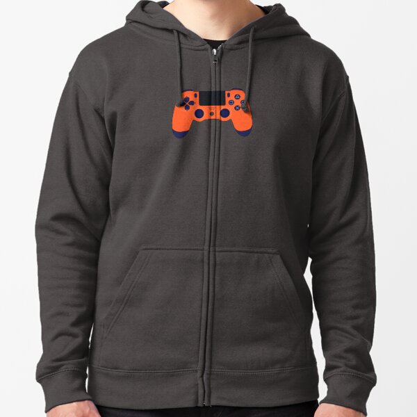 orange playstation hoodie