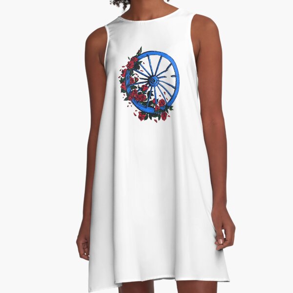 Grateful Dead Wheel A-Line Dress