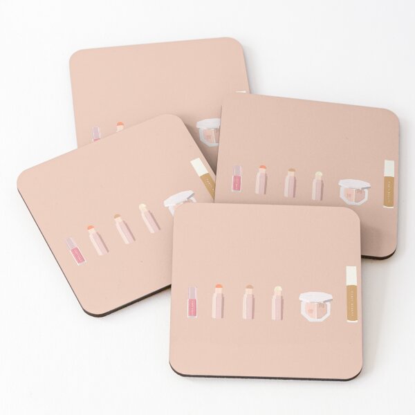 Item preview, Fenty Beauty Products Illustration x6  designed and sold by Zaramcintosh.