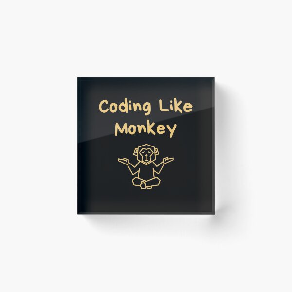 Artikelvorschau, Coding Like Monkey - Bestes lustiges Programmierergeschenk entworfen und verkauft von sviatos.