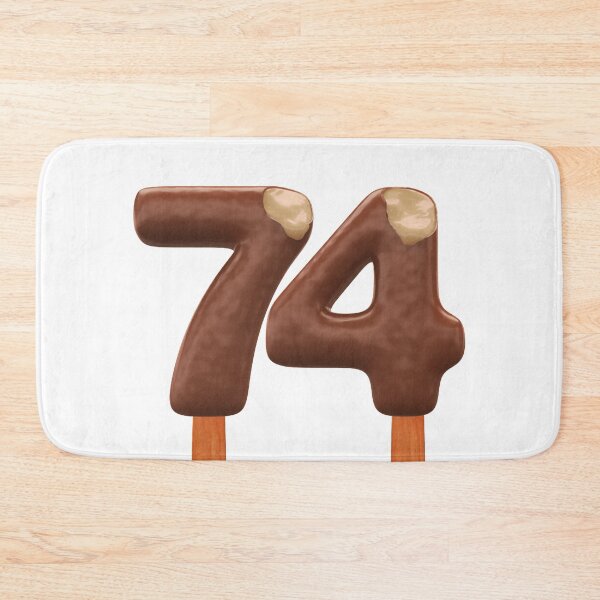 Item preview, 74 Ice Cream Seventy Four Number 3d Chocolate designed and sold by HelloFromAja.
