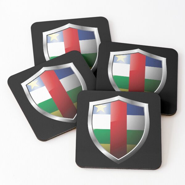 Item preview, Strong CAR Flag Shield Country designed and sold by HelloFromAja.