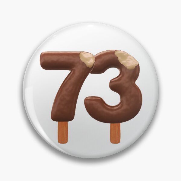 Item preview, 73 Ice Cream Seventy Three Number 3d Chocolate designed and sold by HelloFromAja.