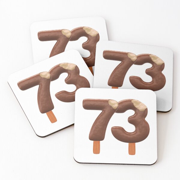 Item preview, 73 Ice Cream Seventy Three Number 3d Chocolate designed and sold by HelloFromAja.