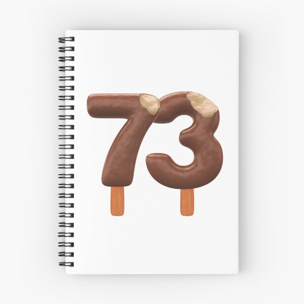 Item preview, 73 Ice Cream Seventy Three Number 3d Chocolate designed and sold by HelloFromAja.